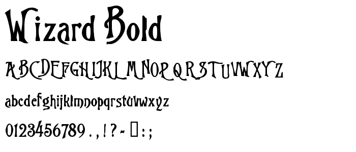 Wizard Bold font